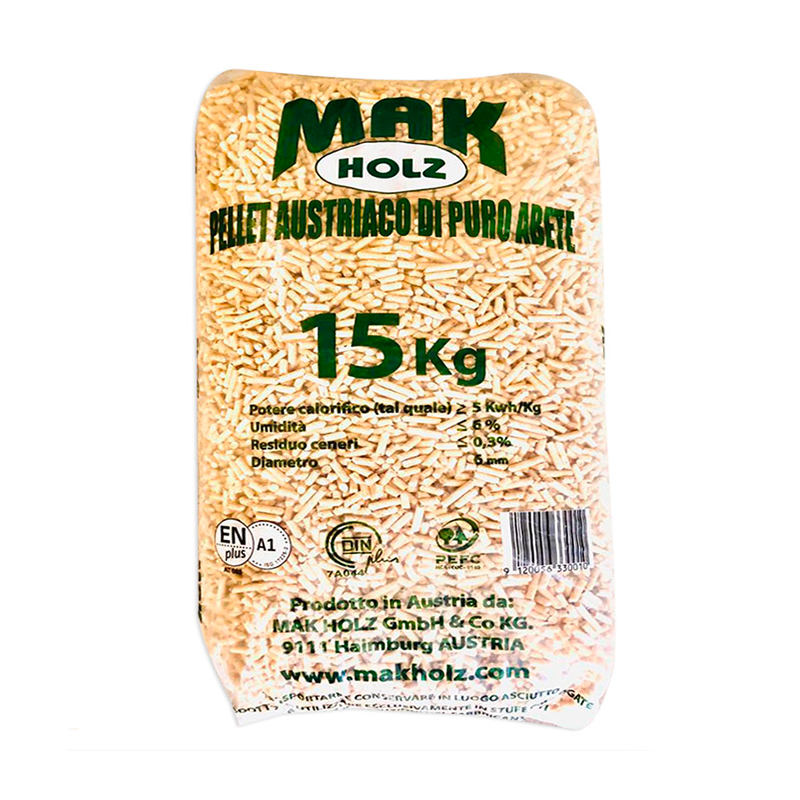 Bancale Pellet Makholz A1 EnPlus DinPlus 72 sacchi da 15kg